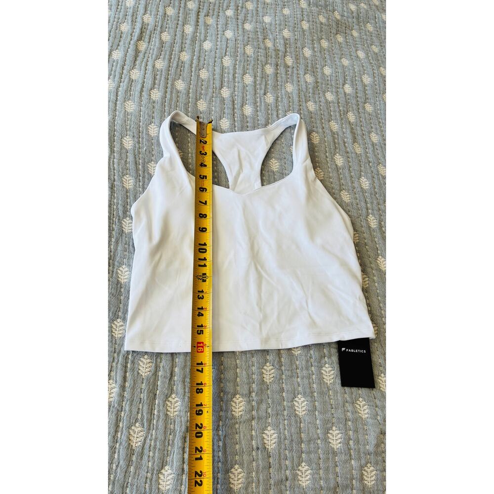 Fabletics Cropped Built-In Bra Tank - Picture 9 of 11